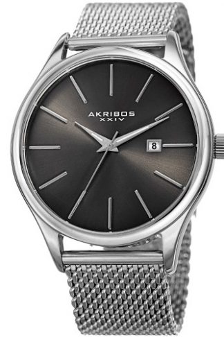 Men s Automatic Skeleton Dial Leather AK410 Akribos XXIV